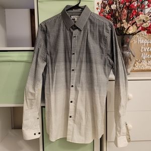 Express Mens Dress Shirts Black&White